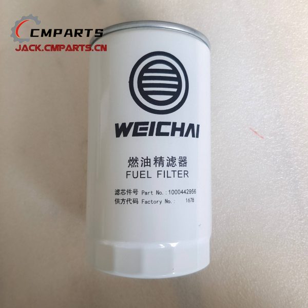 Original Fuel Filter 1000442956 Weichai Engine Accessories engineering construction machinery spare parts Chinese factory