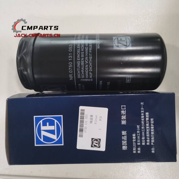 Genuine ZF filter 0750131053/0750 131 053 4WG200 transmission gearbox spare parts LG958L CLG856 Wheel loader components Chinese supplier