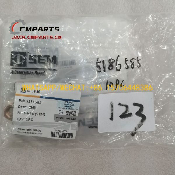 123 Nut 5186585 0.02KG SEM SEM512 SEM518 SEM520 SEM8222 Road Roller Parts Chinese Supplier (1)