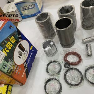 Original XINCHAI Cylinder Liner Sleeve Kits piston with piston rings C490BPG diesel engine parts Forklift Repair Parts Chinese factory