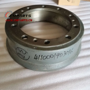 Genuine SDLG BRAKE DRUM 4110001903016 G9190/G9165 Motor Grader Spare Parts engineering construction machinery parts Chinese factory