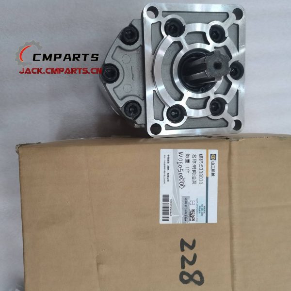 Authentic SEM Steering Oil Pump W060500000 5338030 SEM650B SEM655D Wheel Loader Accesorios engineering construction machinery parts chinese