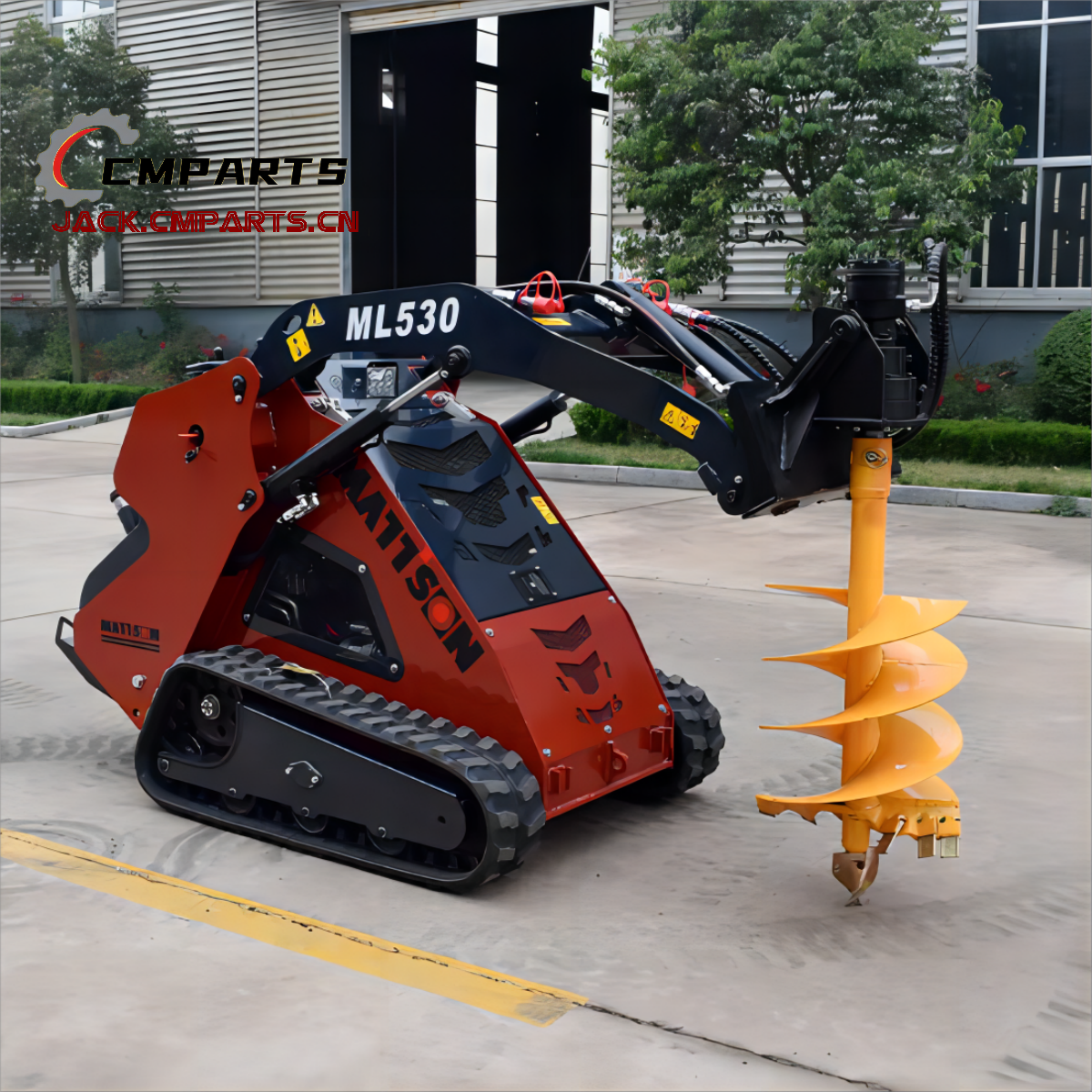 Wholesale Auger with Quick Connection For Compact skid steer loader ...