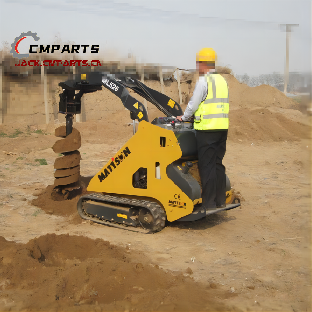 Wholesale Auger with Quick Connection For Compact skid steer loader