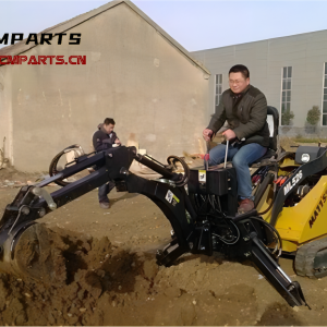 Swing Hoe with Quick Connection For Crawler skid steer loader attachments used for urban reconstruction and construction Chinese factory Skid Steer Swing Hoe CE EPA certification