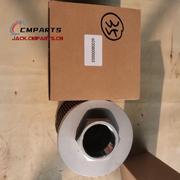 Original LONKING hydraulic oil filter element 60308000002 15714057 Lonking CDM6065 Excavator Accesorios Building Machinery Parts Chinese supplier