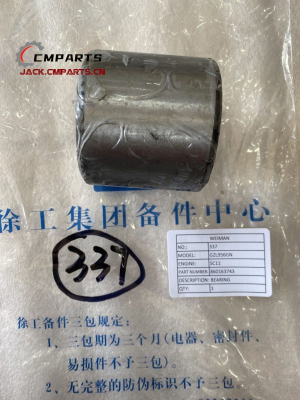 Original XCMG BEARING 860163743 Wheel Loader ZL50GN LW300F LW500 GZL956GN Spare Parts Earth-moving Machinery Parts china