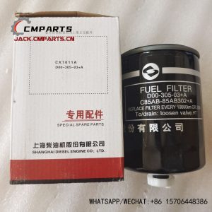 Genuine Shanghai Diesel Engine C6121 SC11CB220G2B1 Parts Oil Filter D00-305-03+A C85AB-85AB302+A CX1011A wheel loader spare parts chinese supplier