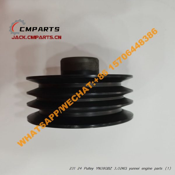 231 24 Pulley YN38GBZ 3.02KG yunnei engine parts (3)