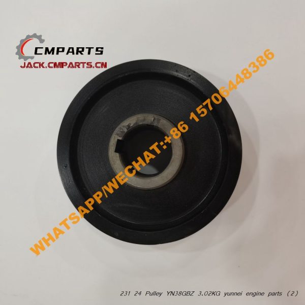 231 24 Pulley YN38GBZ 3.02KG yunnei engine parts (3)