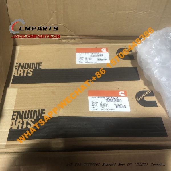 345 205 C5295567 Solenoid Shut Off (DCEC) Cummins