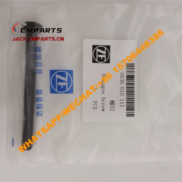 6 hex screw 0636 010 111 0636 010 123 0.04KG ZF Transmission Spare Parts Chinese Supplier