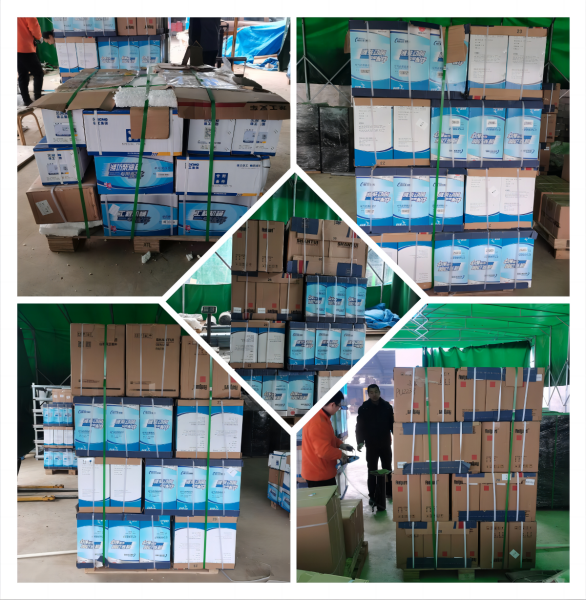 CHINA CMPARTS CO.,Ltd sold to Argentina order XCMG WEICHAI LONKING SINOMACH SPARE PARTS display