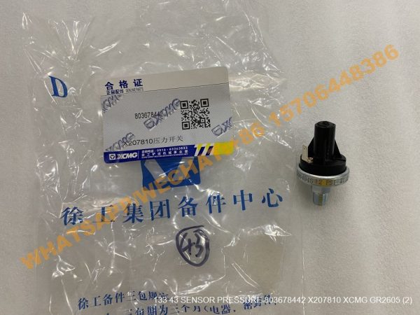 133 43 SENSOR PRESSURE 803678442 X207810 XCMG GR2605 (1)