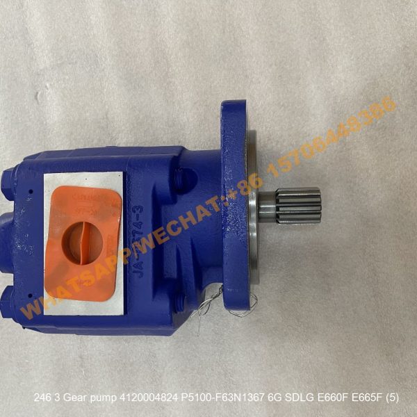 246 3 Gear pump 4120004824 P5100-F63N1367 6G SDLG E660F E665F (6)