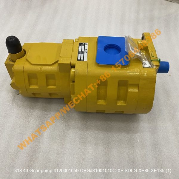 318 43 Gear pump 4120001059 CBGJ31001010C-XF SDLG XE85 XE135 (2)