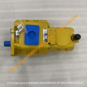 318 43 Gear pump 4120001059 CBGJ31001010C-XF SDLG XE85 XE135 (2)
