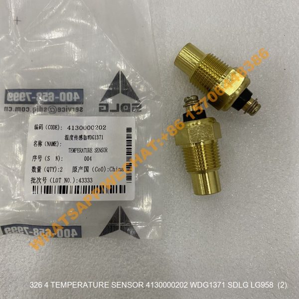 326 4 TEMPERATURE SENSOR 4130000202 WDG1371 SDLG LG958 (2)
