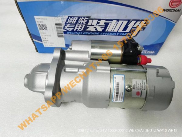 336 12 starter 24V 1000400013 WEICHAI DEUTZ WP10 WP12