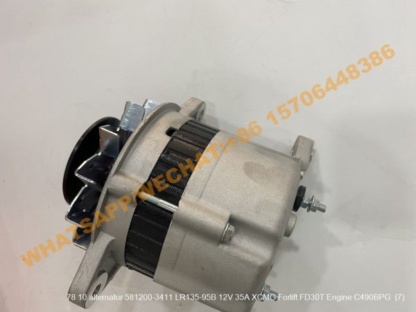 78 10 alternator 581200-3411 LR135-95B 12V 35A XCMG Forlift FD30T Engine C490BPG (5)