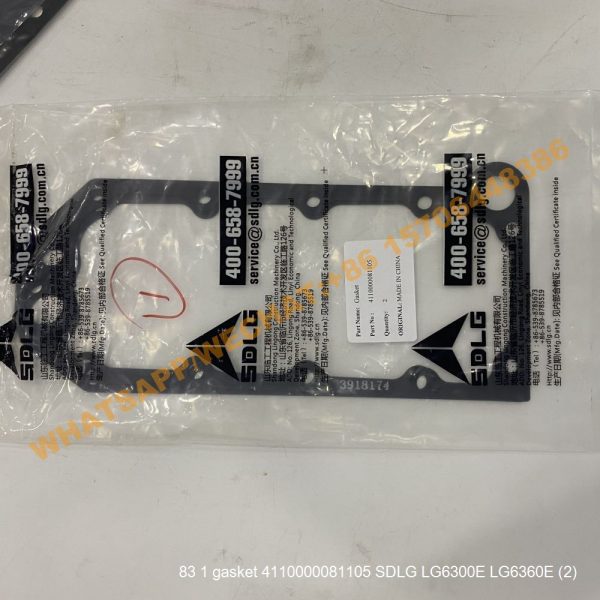 83 1 gasket 4110000081105 SDLG LG6300E LG6360E (2)